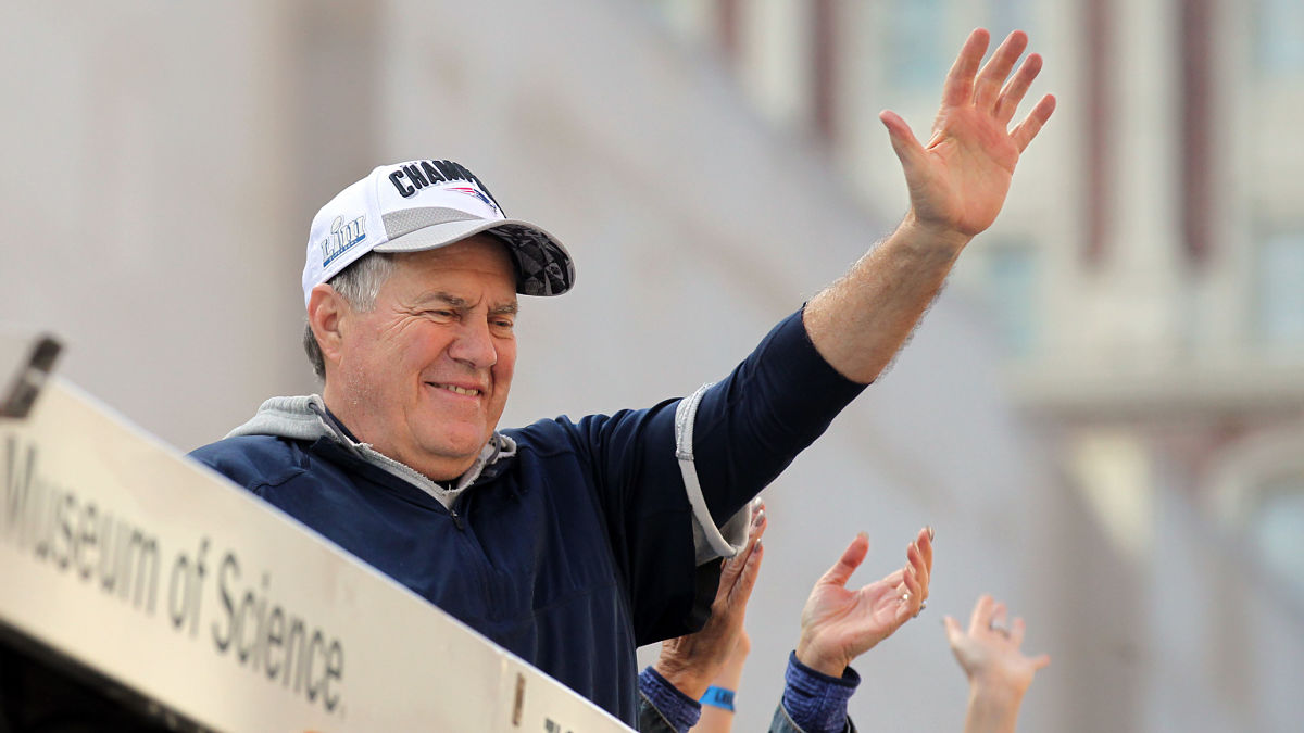 New England Patriots head coach Bill Belichick