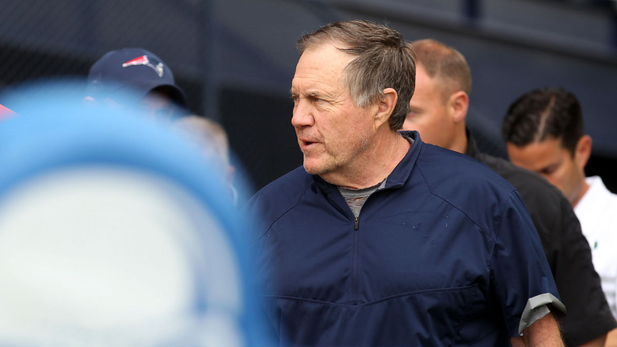 New England Patriots head coach Bill Belichick