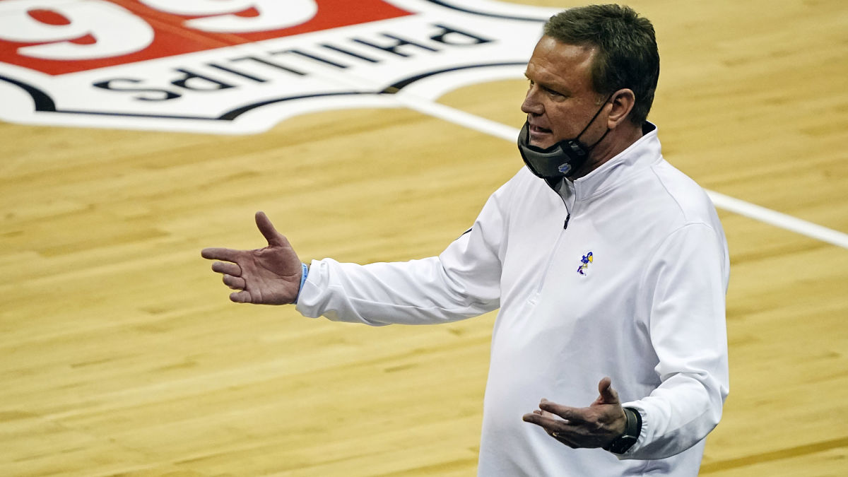 Kansas head coach Bill Self