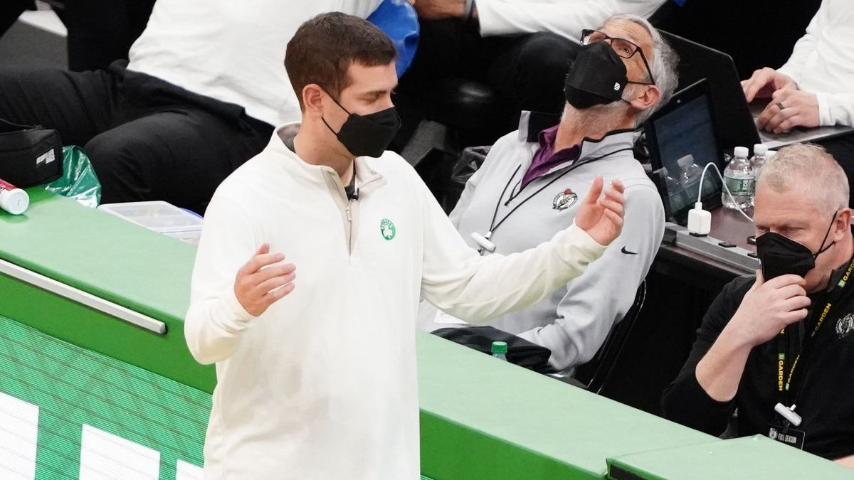 Boston Celtics head coach Brad Stevens