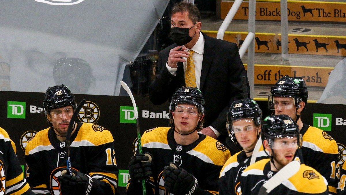 Boston Bruins head coach Bruce Cassidy