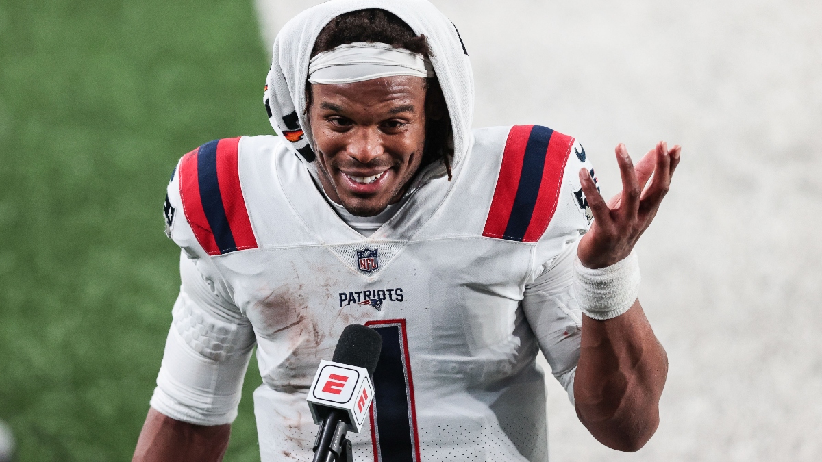 New England Patriots quarterback Cam Newton