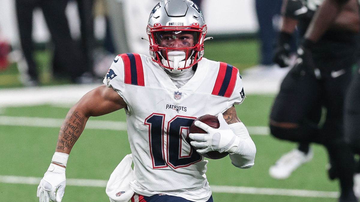 Patriots wide receiver Damiere Byrd