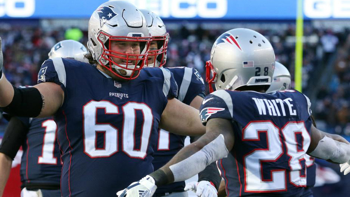 New England Patriots center David Andrews