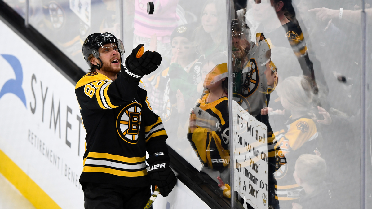 Boston Bruins Forward David Pastrnak