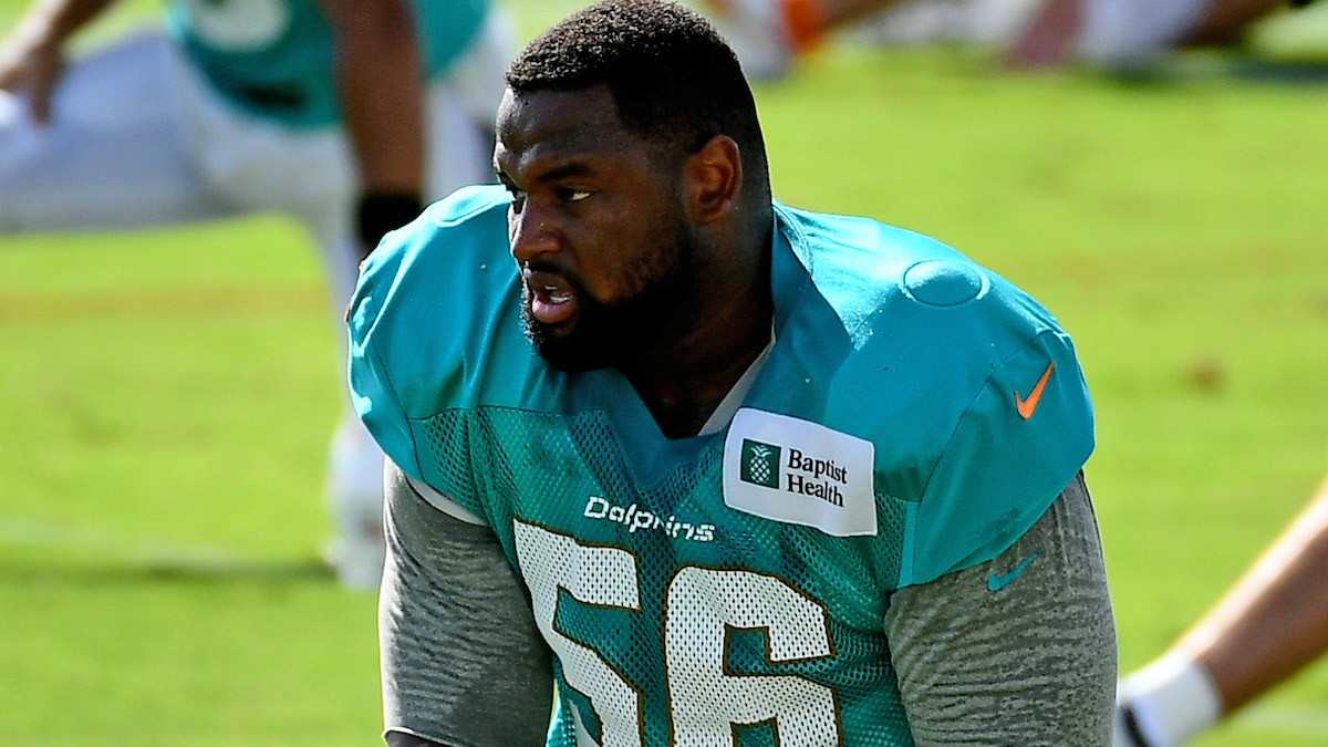 Patriots defensive tackle Davon Godchaux