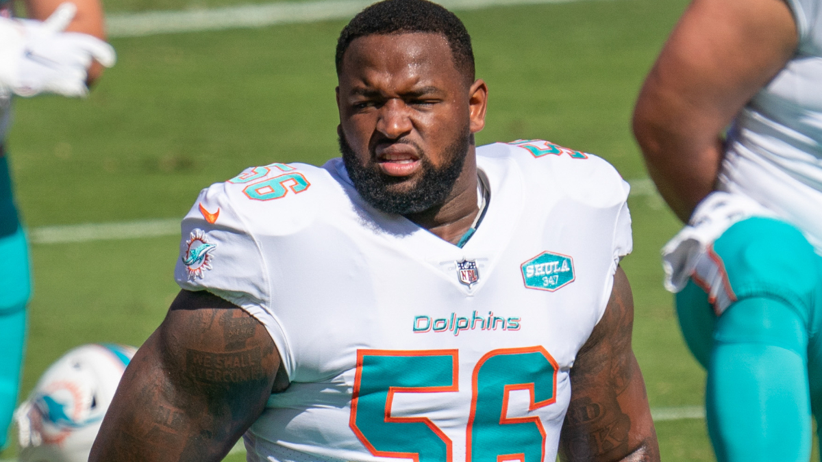New England Patriots defensive tackle Davon Godchaux