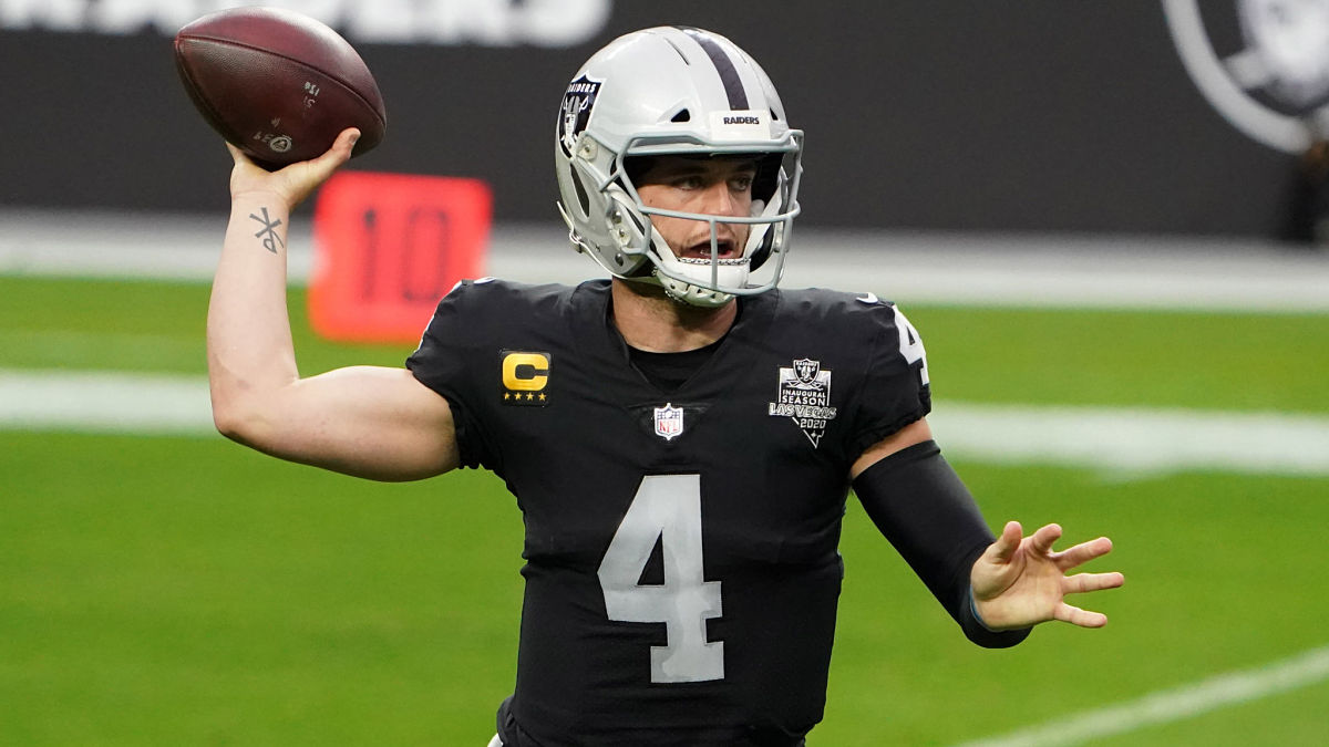 Las Vegas Raiders quarterback Derek Carr