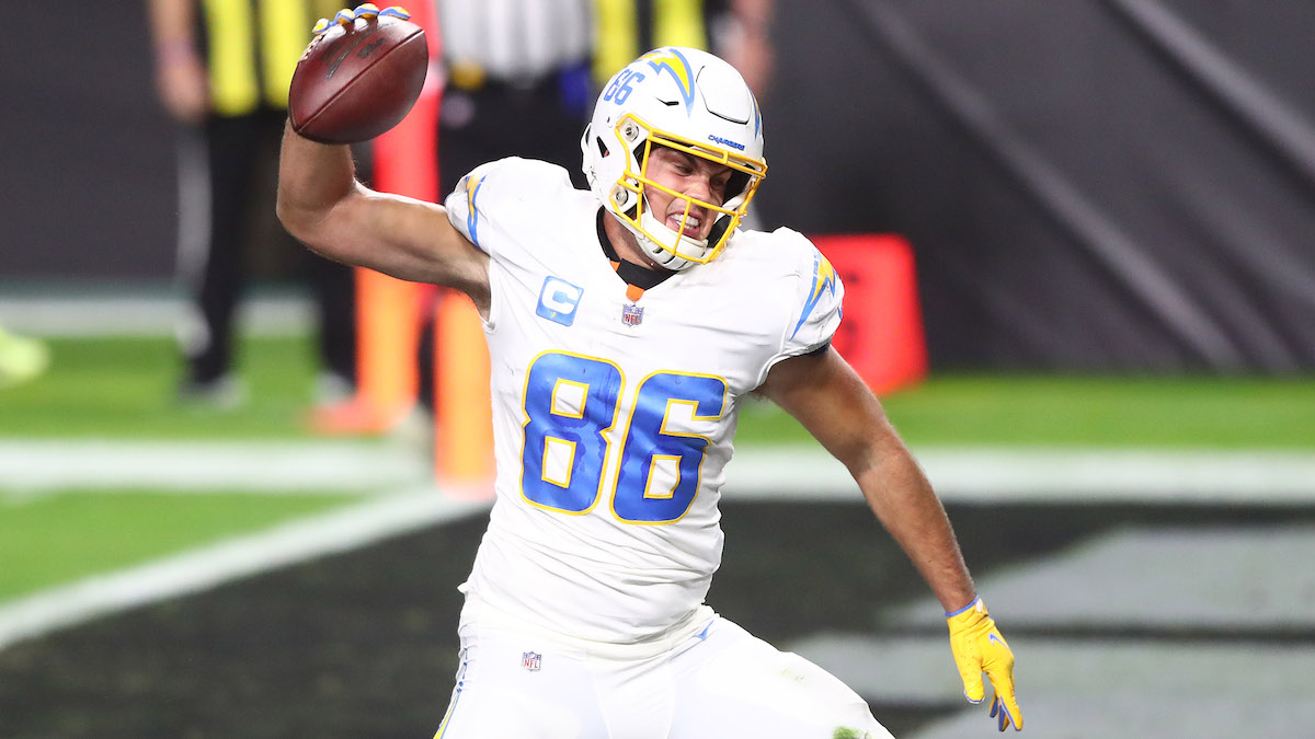 Patriots tight end Hunter Henry