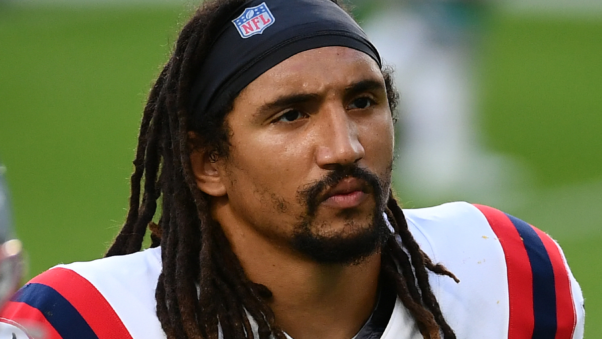 New England Patriots fullback Jakob Johnson