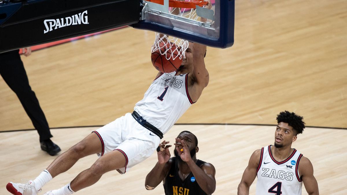 Gonzaga Bulldogs guard Jalen Suggs