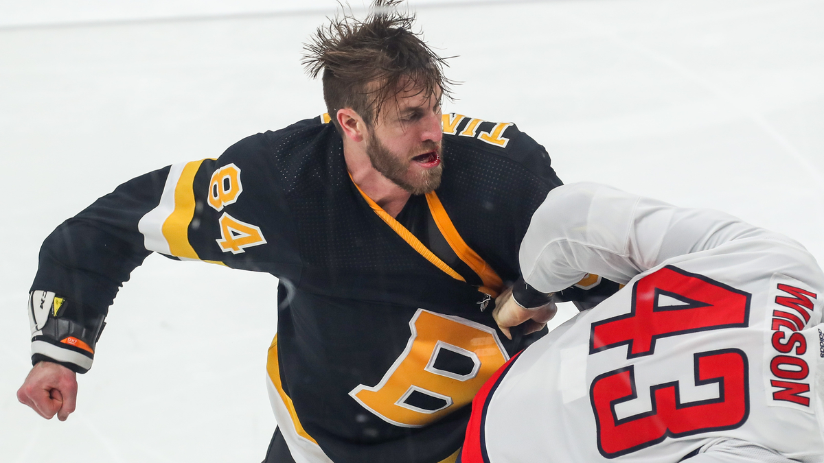 Boston Bruins defenseman Jarred Tinordi