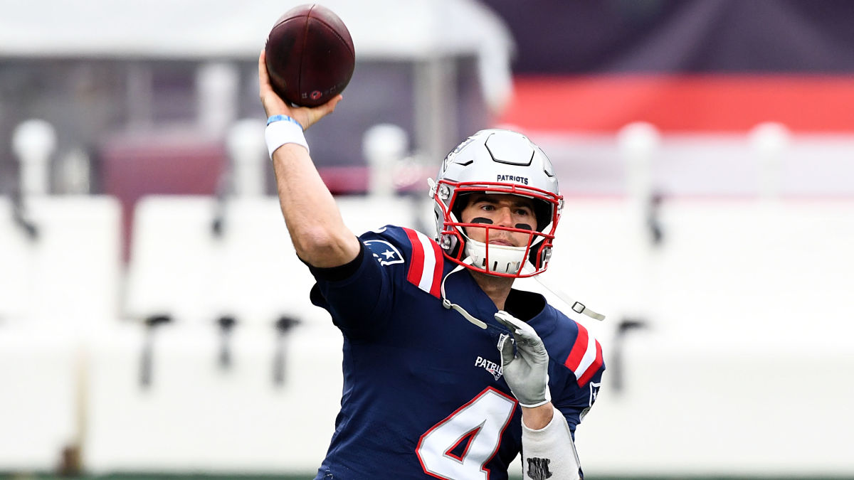 New England Patriots quarterback Jarrett Stidham