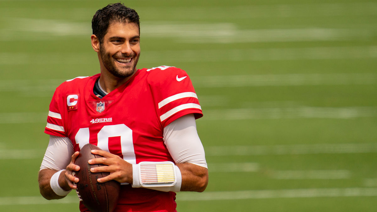 San Francisco 49ers quarterback Jimmy Garoppolo