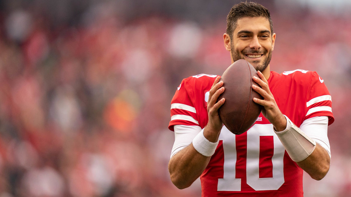 San Francisco 49ers quarterback Jimmy Garoppolo