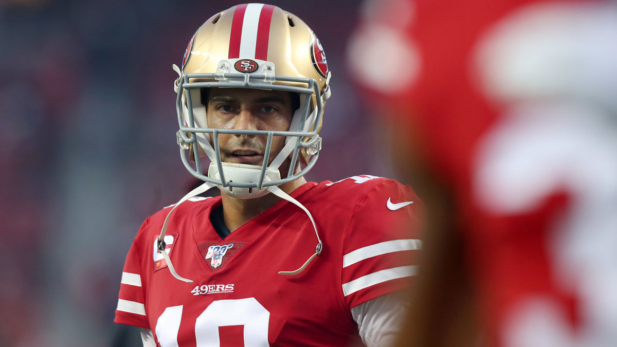 San Francisco 49ers quarterback Jimmy Garoppolo