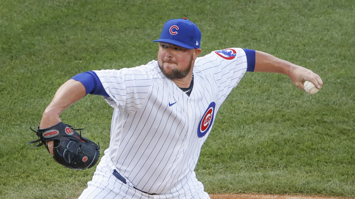Washington Nationals pitcher Jon Lester
