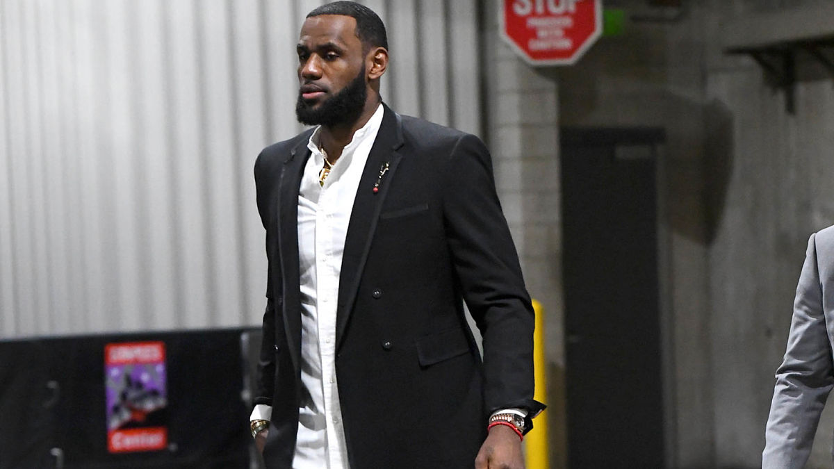 Los Angeles Lakers forward LeBron James