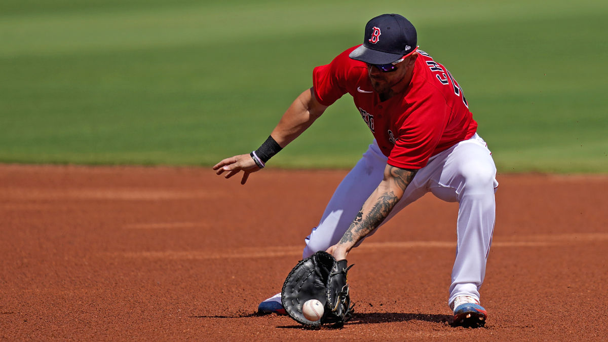 Boston Red Sox infielder Michael Chavis