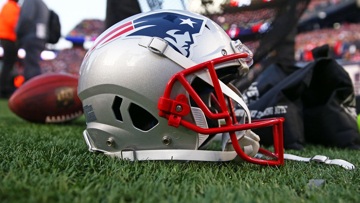New England Patriots helmet