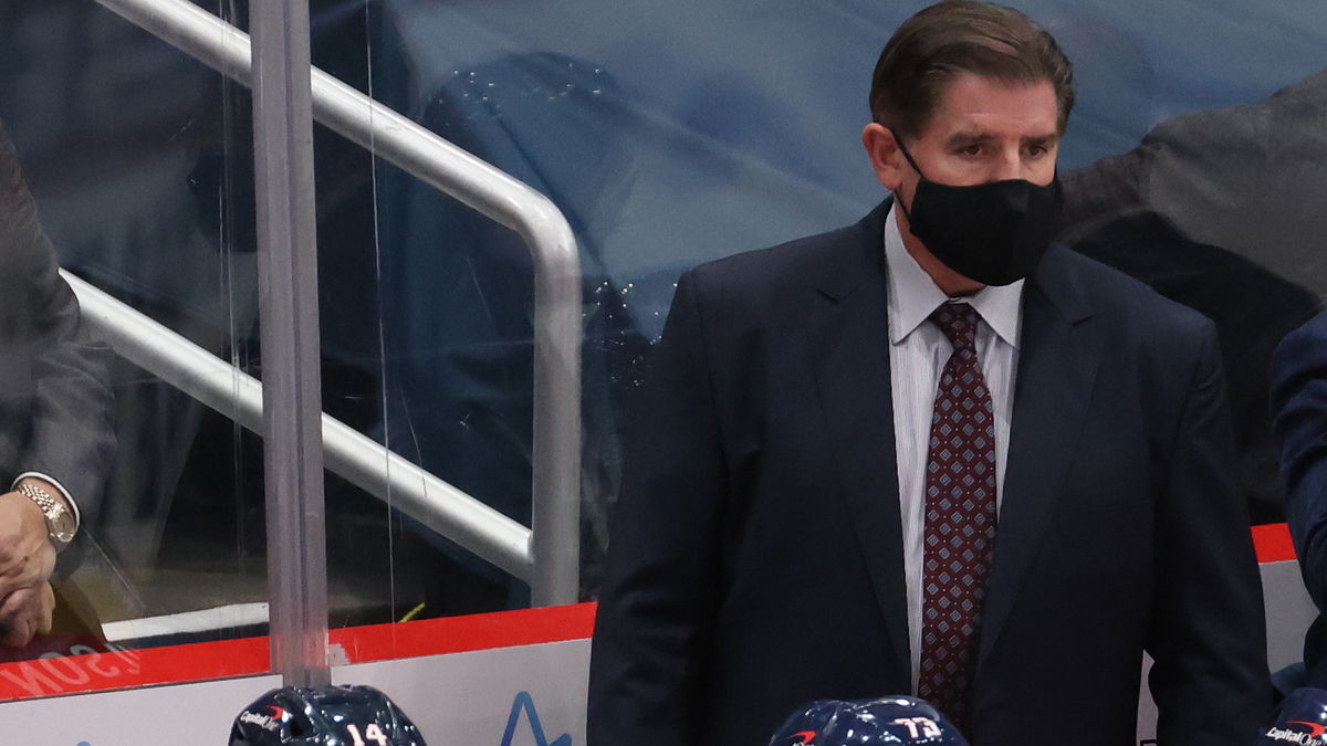 Washington Capitals head coach Peter Laviolette