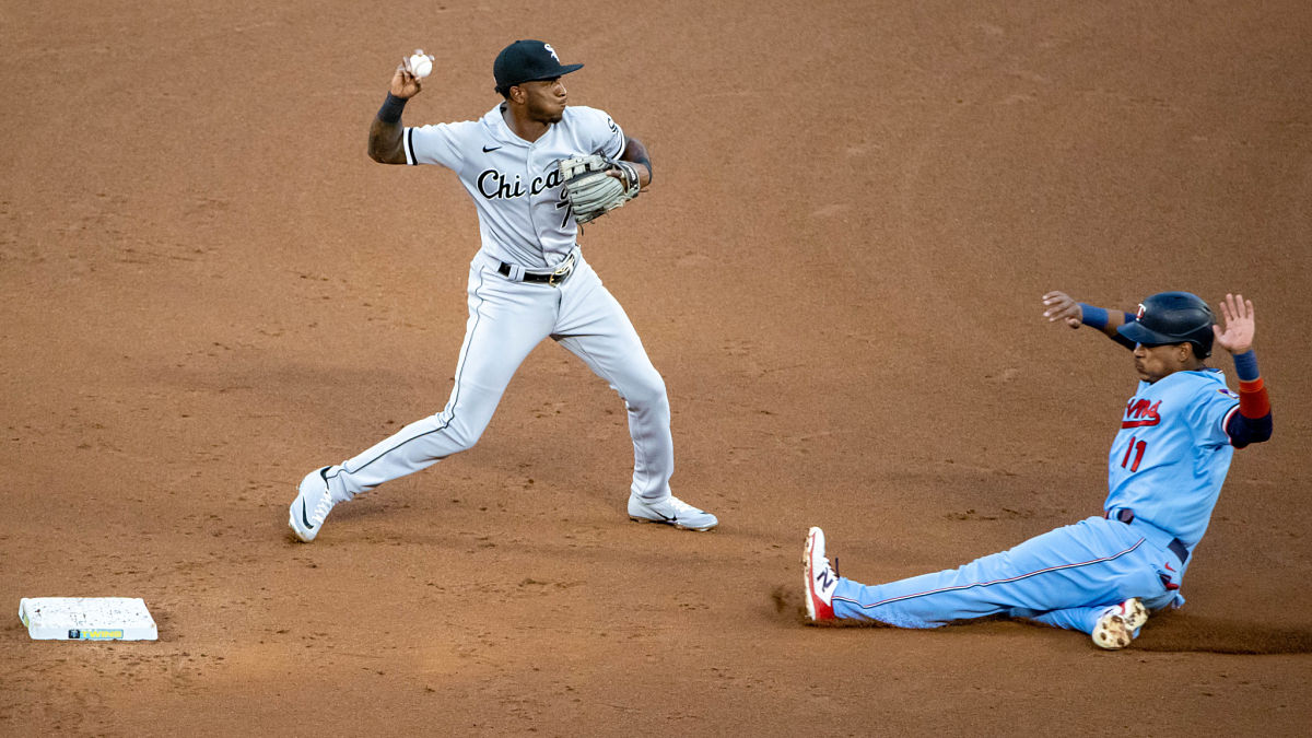 Chicago White Sox shortstop Tim Anderson and Minnesota Twins infielder Jorge Polanco