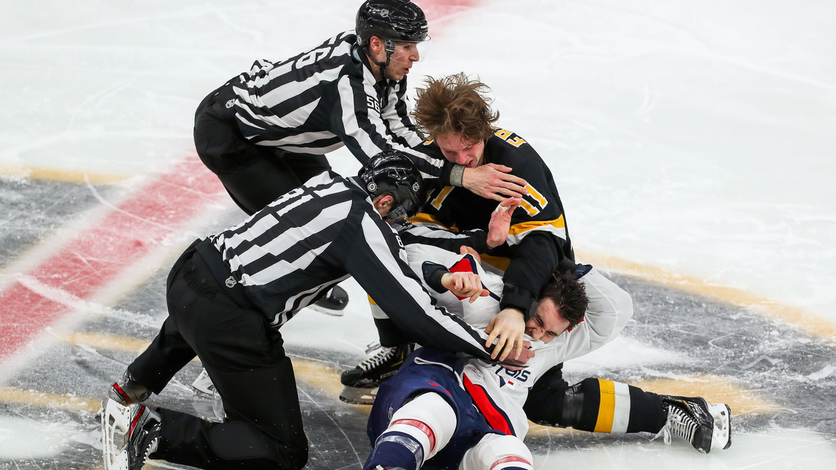Boston Bruins Forward Trent Frederic
