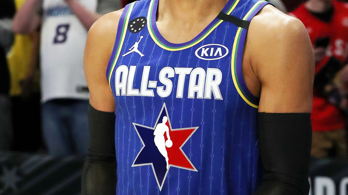 Team LeBron point guard Russell Westbrook