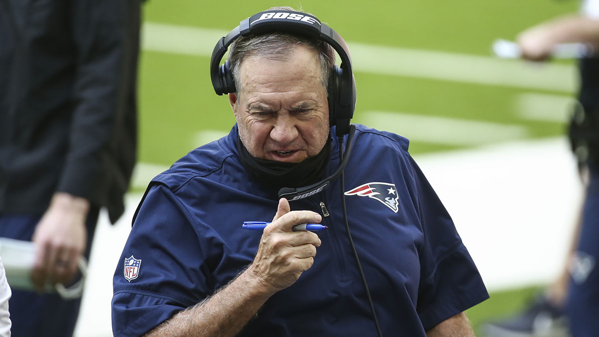 New England Patriots head coach Bill Belichick