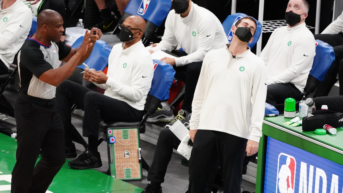 Boston Celtics head coach Brad Stevens