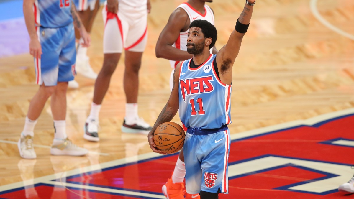 Brooklyn Nets point guard Kyrie Irving