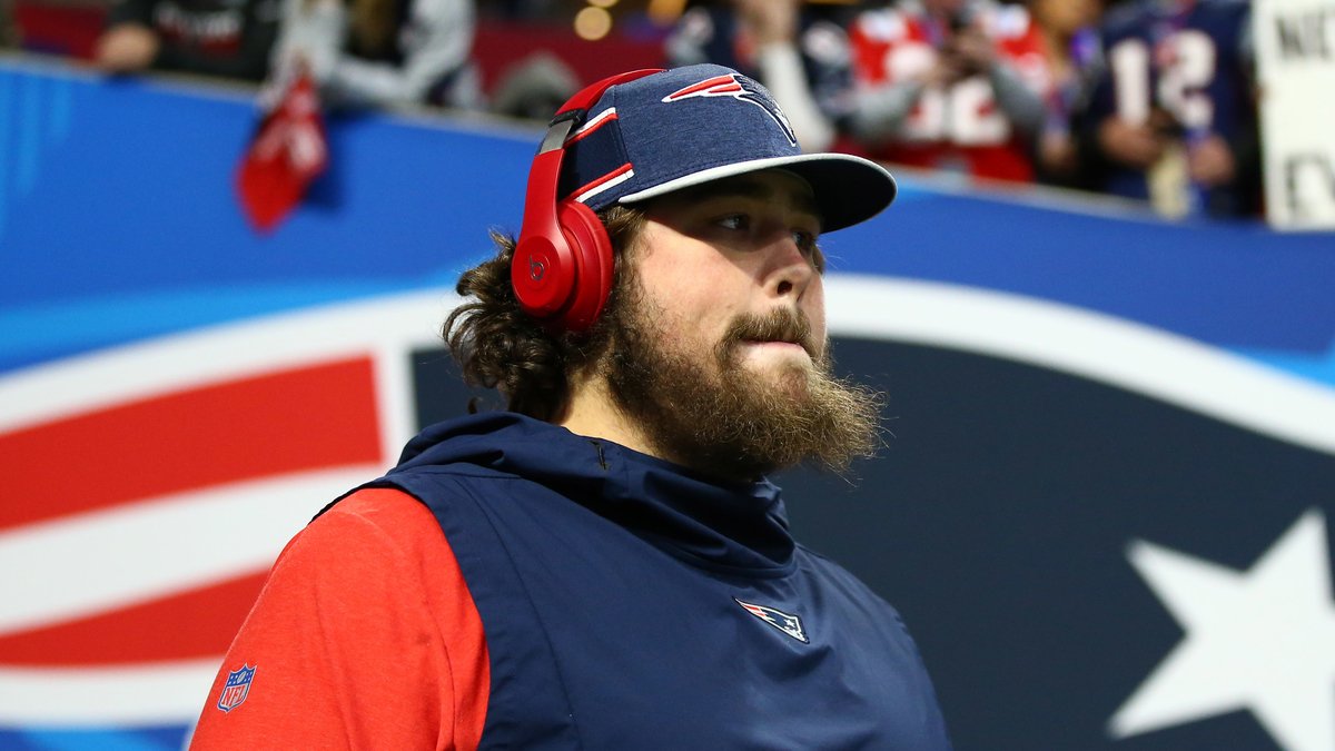 New England Patriots center David Andrews