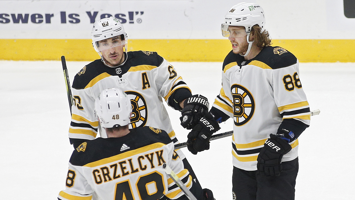 Boston Bruins right wing David Pastrnak