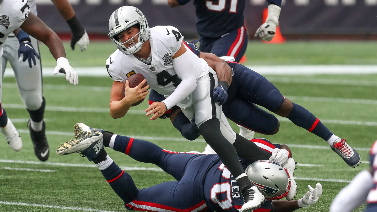 Las Vegas Raiders quarterback Derek Carr