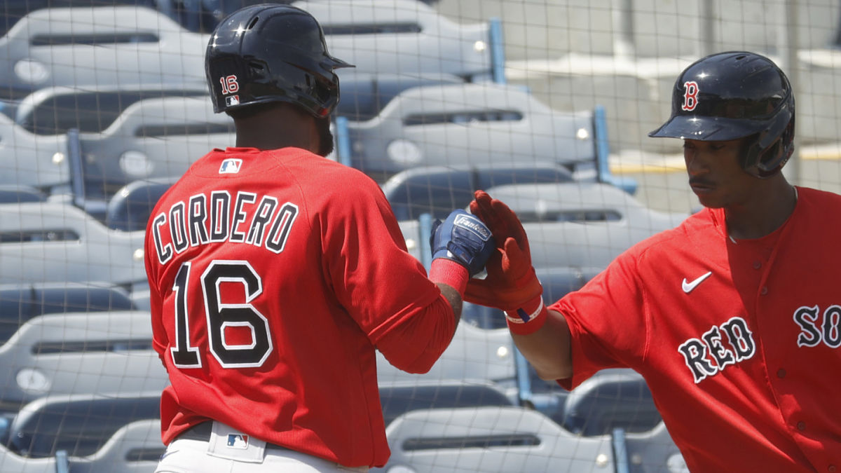 Boston Red Sox outfielder Franchy Cordero