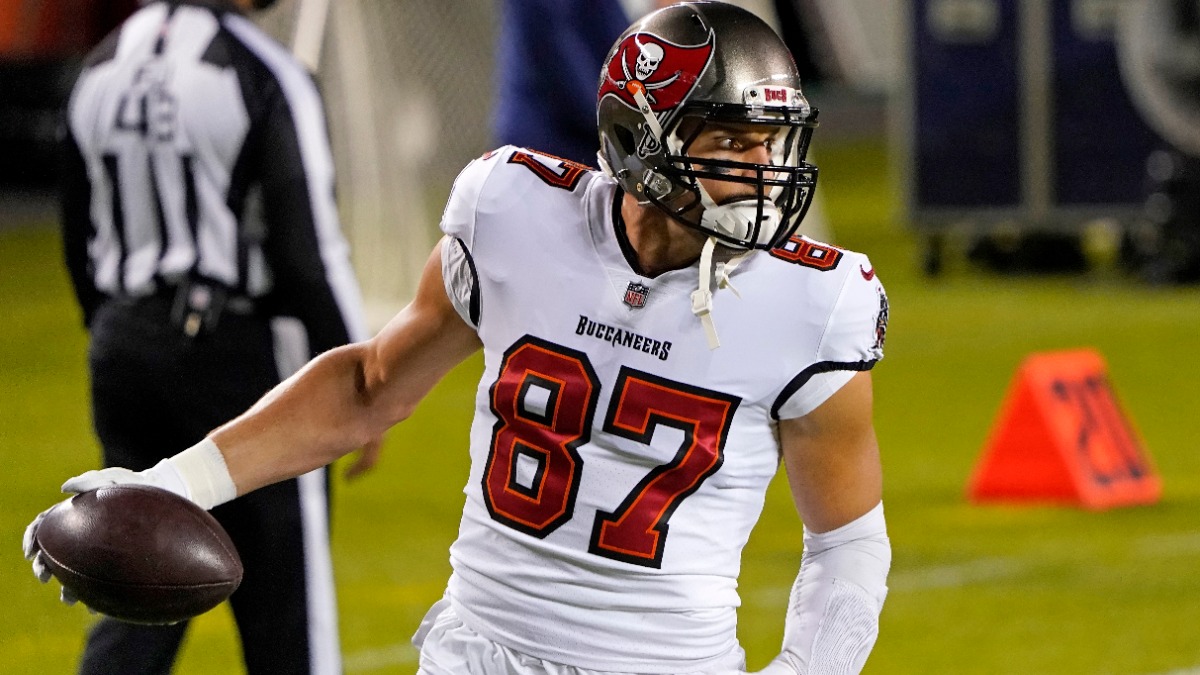 Tampa Bay Buccaneers tight end Rob Gronkowski