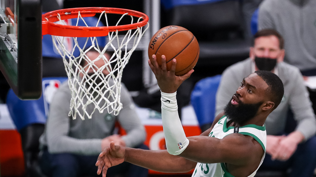 Boston Celtics guard Jaylen Brown