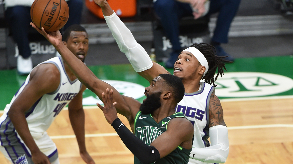 Boston Celtics guard Jaylen Brown