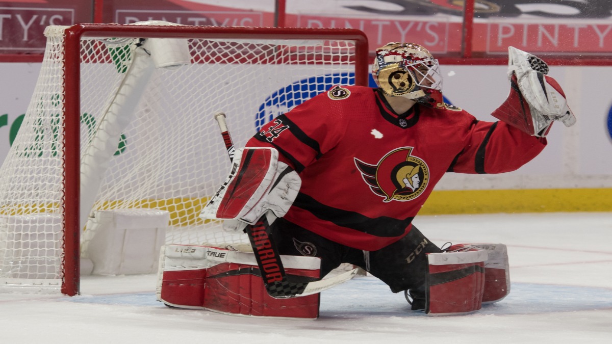 Ottawa Senators Goaltender Joey Daccord