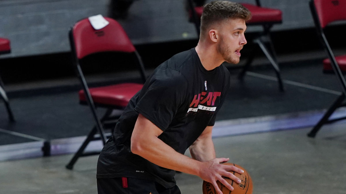Miami Heat forward Meyers Leonard