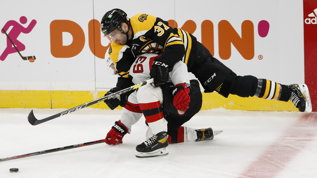 Boston Bruins center Patrice Bergeron