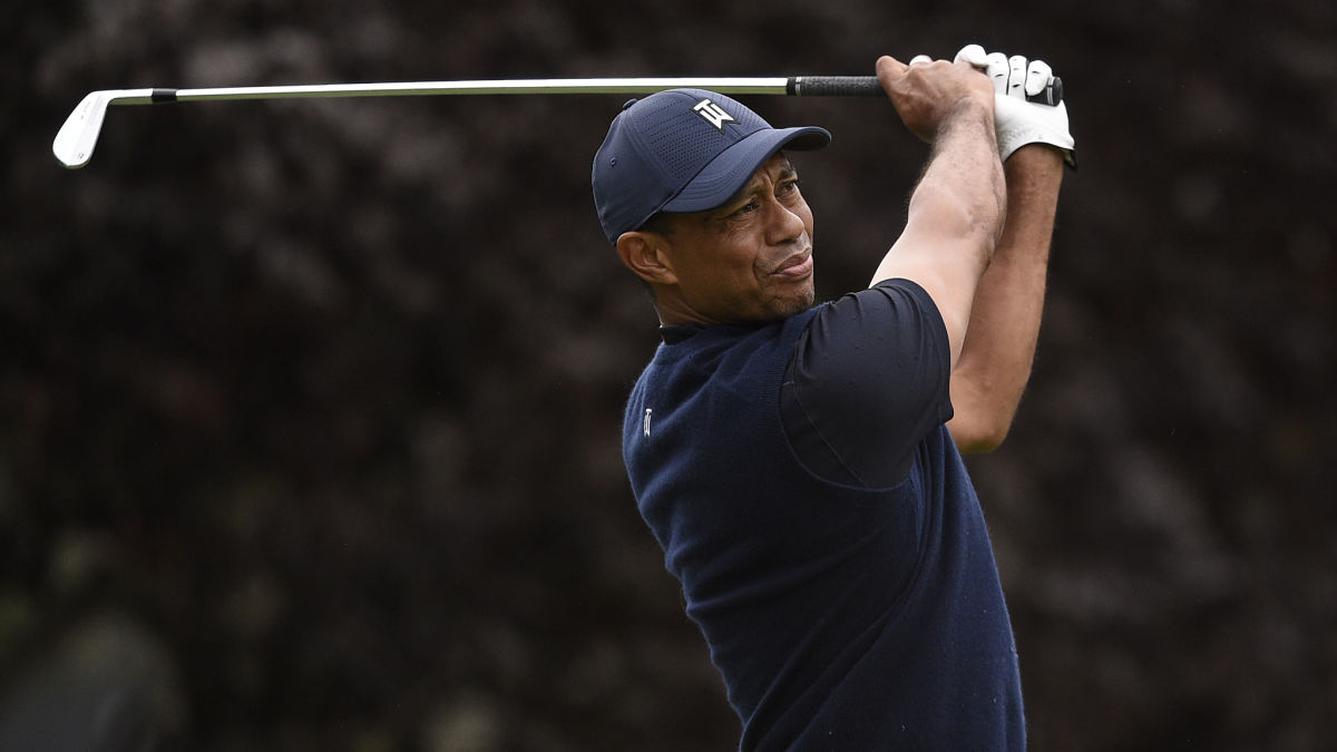 Pro golfer Tiger Woods