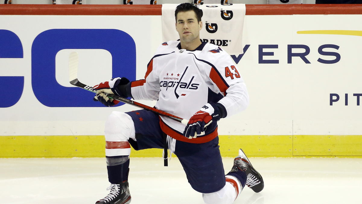 Washington Capitals winger Tom Wilson