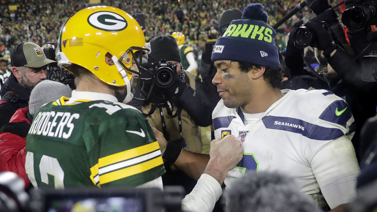 Aaron Rodgers, Russell Wilson