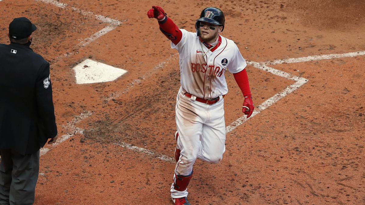 Boston Red sox outfielder Alex Verdugo