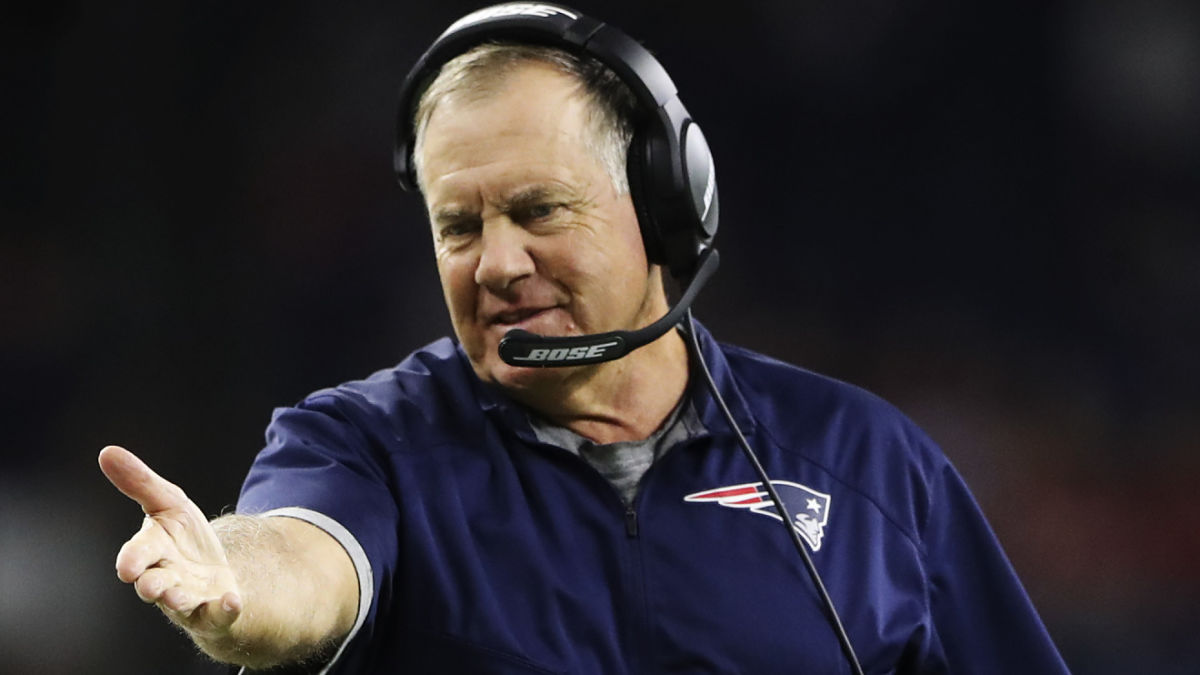 New England Patriots head coach Bill Belichick