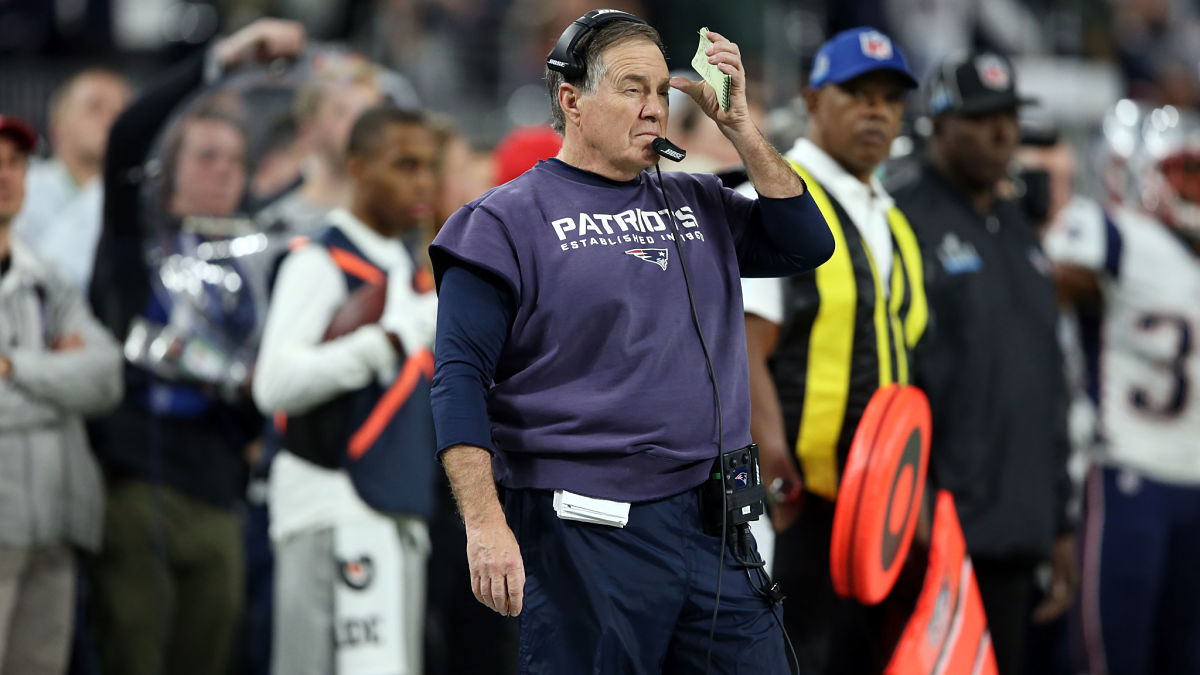 New England Patriots head coach Bill Belichick