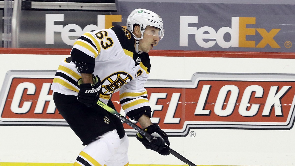 Boston Bruins forward Brad Marchand