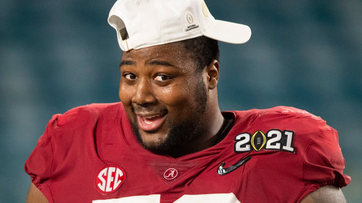 New England Patriots defensive lineman Christian Barmore