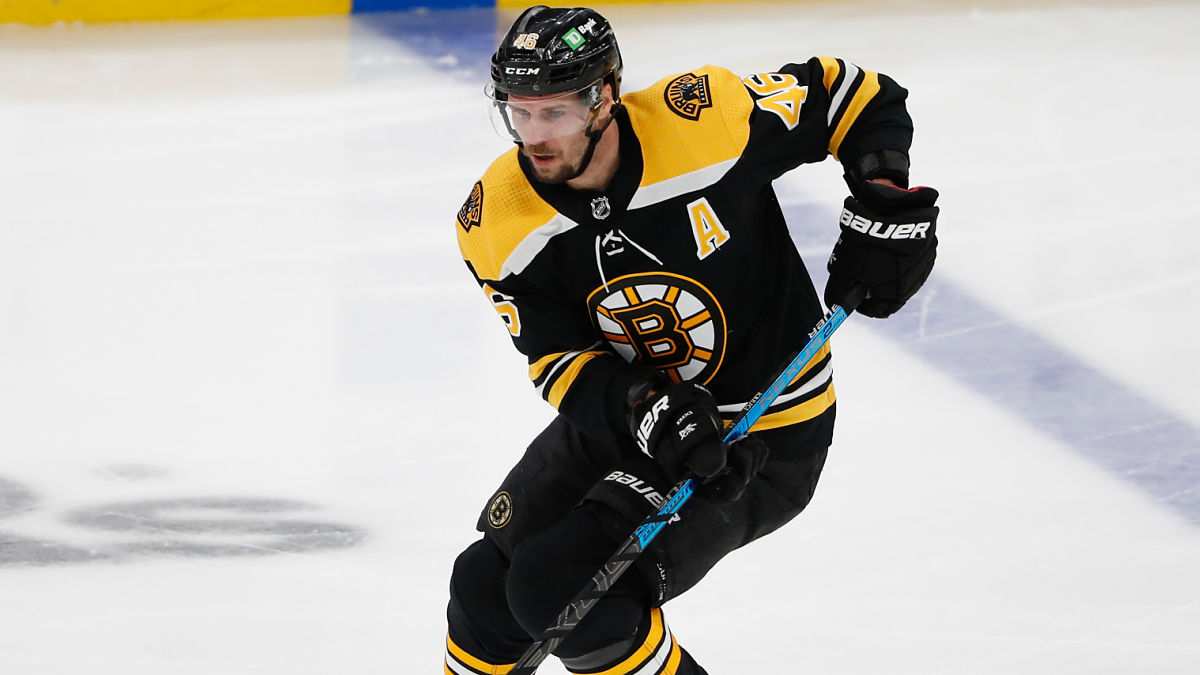 Former Boston Bruins center David Krejci